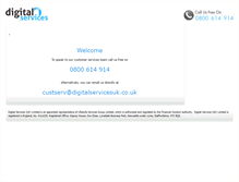 Tablet Screenshot of digitalservicesuk.co.uk
